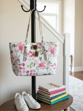 INDIGO Tote Bag Spring Floral Tones